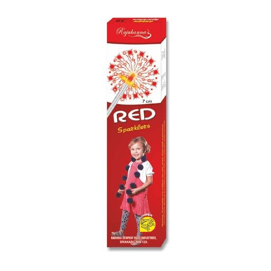 7 CM Red Sparkle